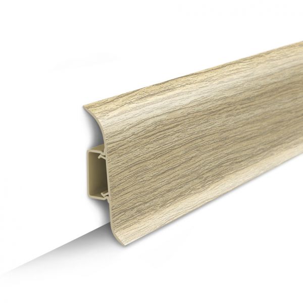 Плинтус КЛАССИК 213 ДУБ СЕВЕРНЫЙ 55 мм 2,20 м