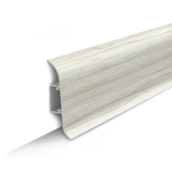 Плинтус КЛАССИК 267 КЛЁН БЕЛЫЙ 55 мм 2,20м