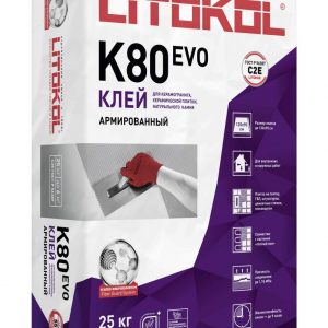 КЛЕЙ Д/КАФЕЛЯ LITOFLEX K80 25 кг