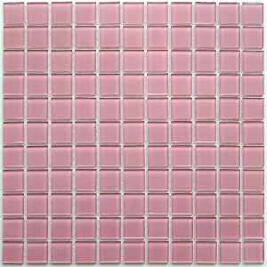 Pink glass      мозаика стеклянная