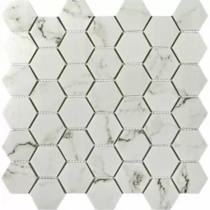 Volume White мозаика стеклянная